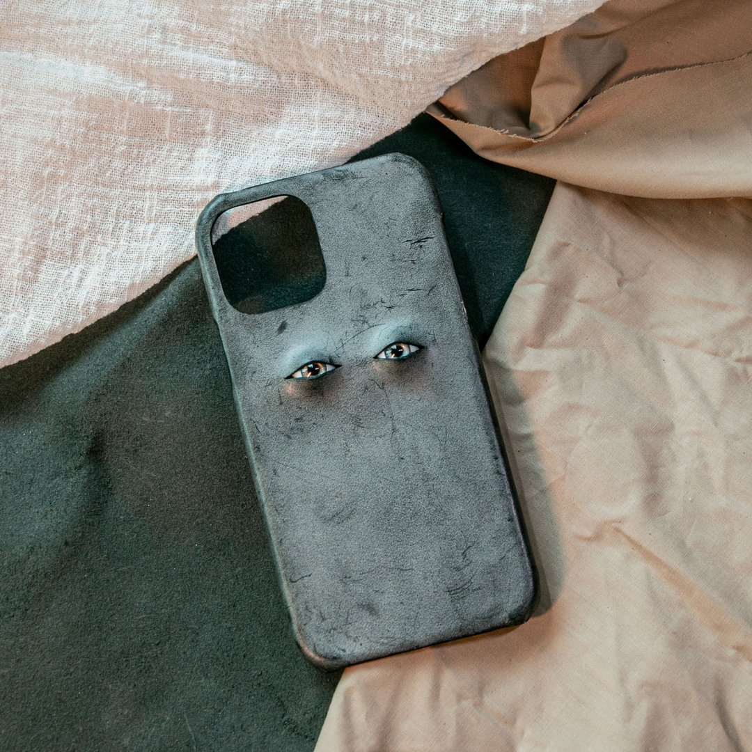 Heat眼睛高级感【iPhone】手机壳 - 支援各品牌全机种 - 手机壳/手机套 - 真皮 