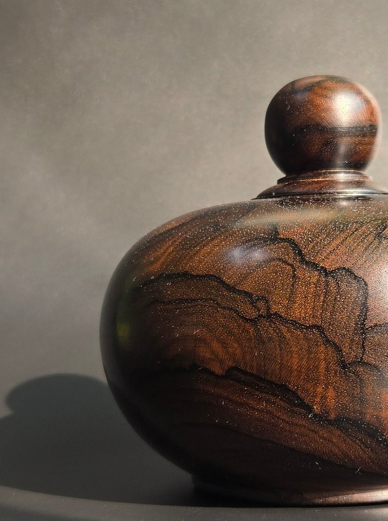 【墨西哥黑柿木聚宝盆】墨西哥黑柿木 开运招福/聚财摆饰 - 摆饰 - 木头 