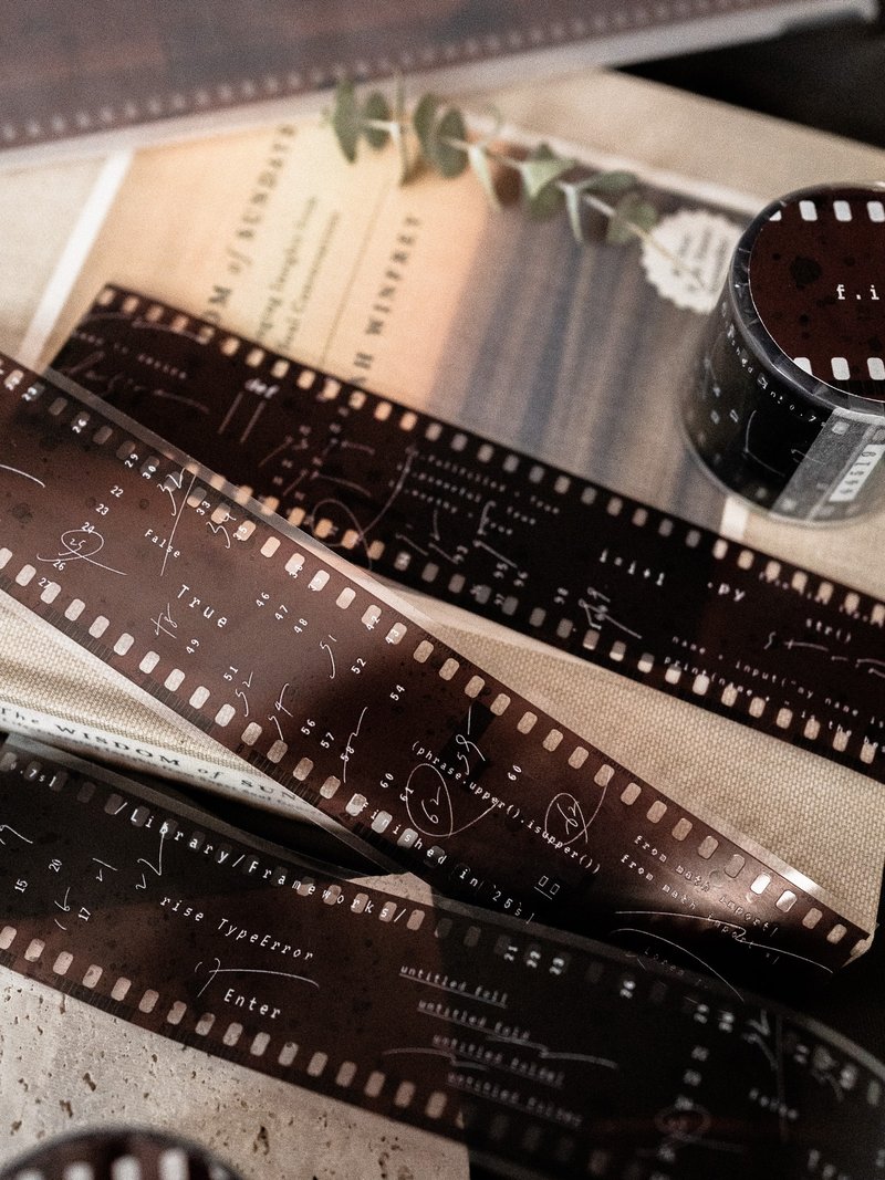 原创亮面pet胶带 复古菲林film底片胶卷 - 纸胶带 - 塑料 