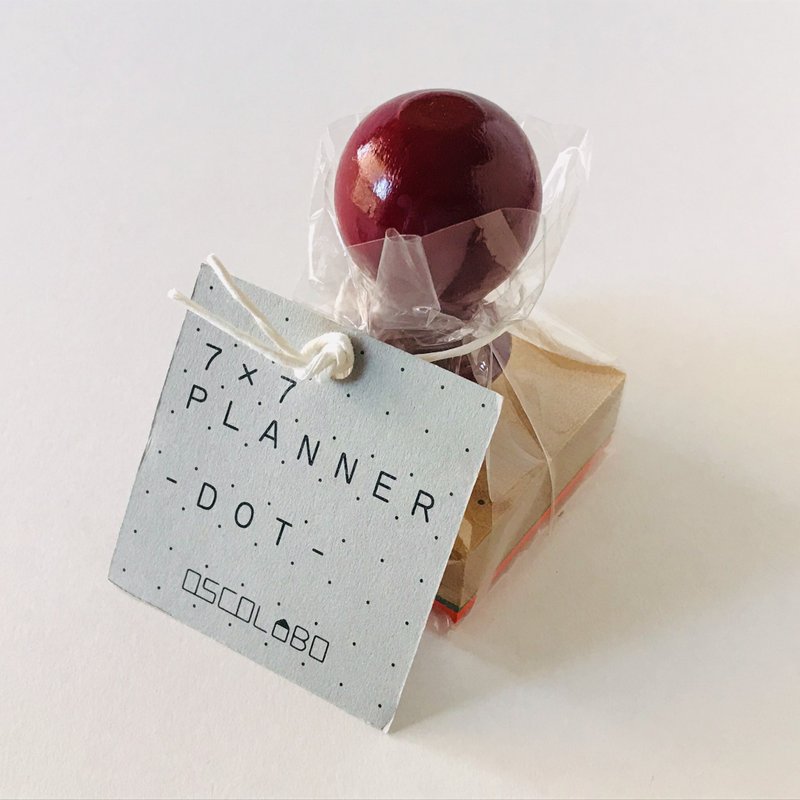 7×7 PLANNER -DOT- 【点点】 - 印章/印台 - 橡胶 