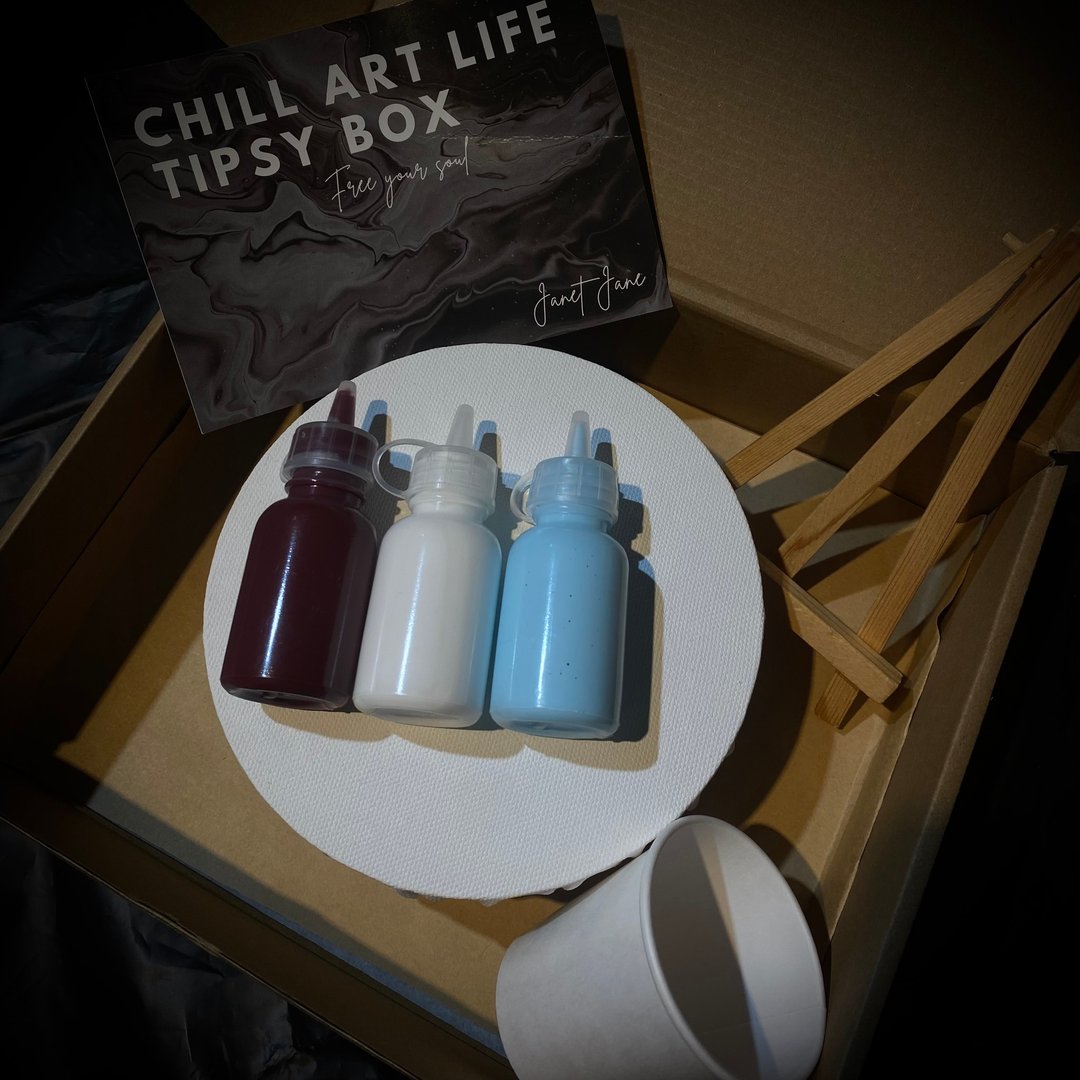 【在家体验】静心圆体验盒 Tipsy Box | 自由配色 - 插画/绘画/写字 - 其他材质 多色