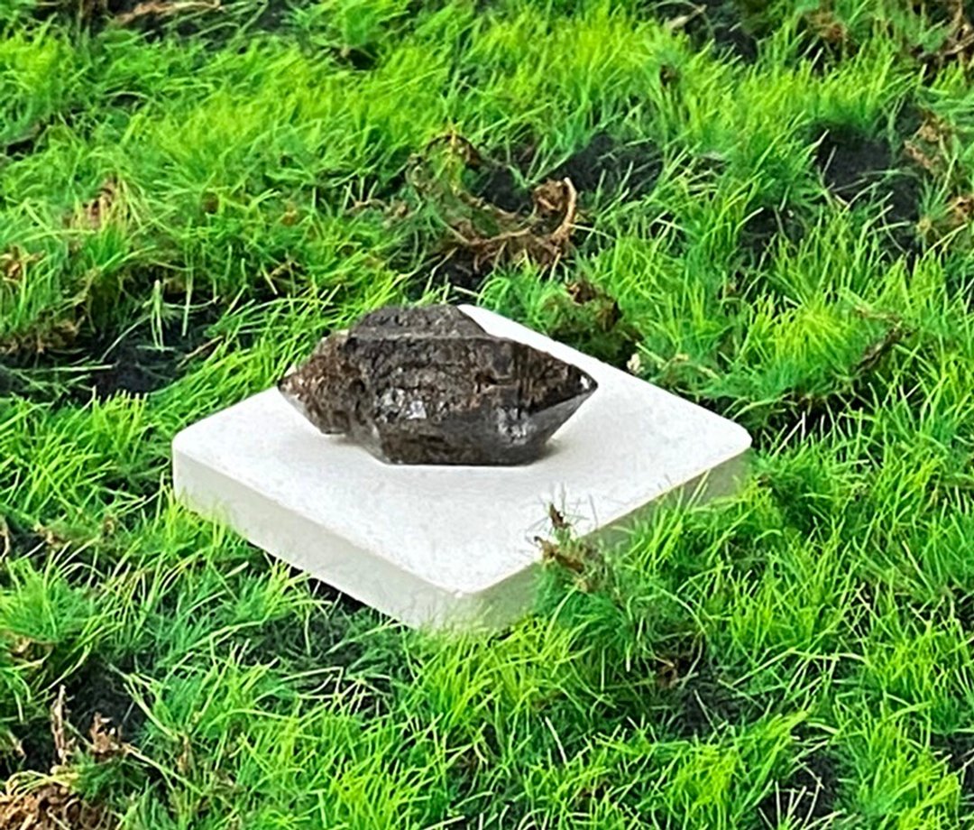能量摆饰-天然老矿双尖黑武士闪灵钻 净化 疗愈 能量 - 摆饰 - 水晶 黑色