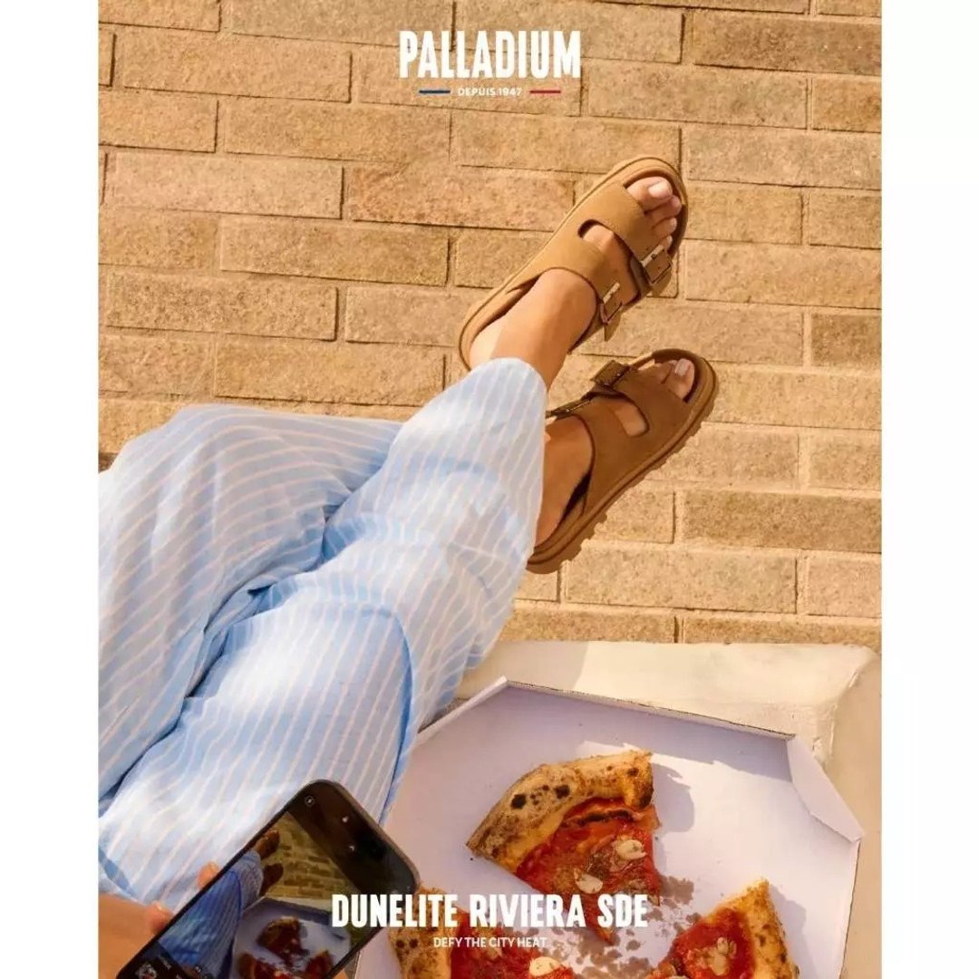 PALLADIUM DUNELITE RIVIERA SDE轻量麂皮拖鞋 棕 74455-252 - 拖鞋 - 其他材质 
