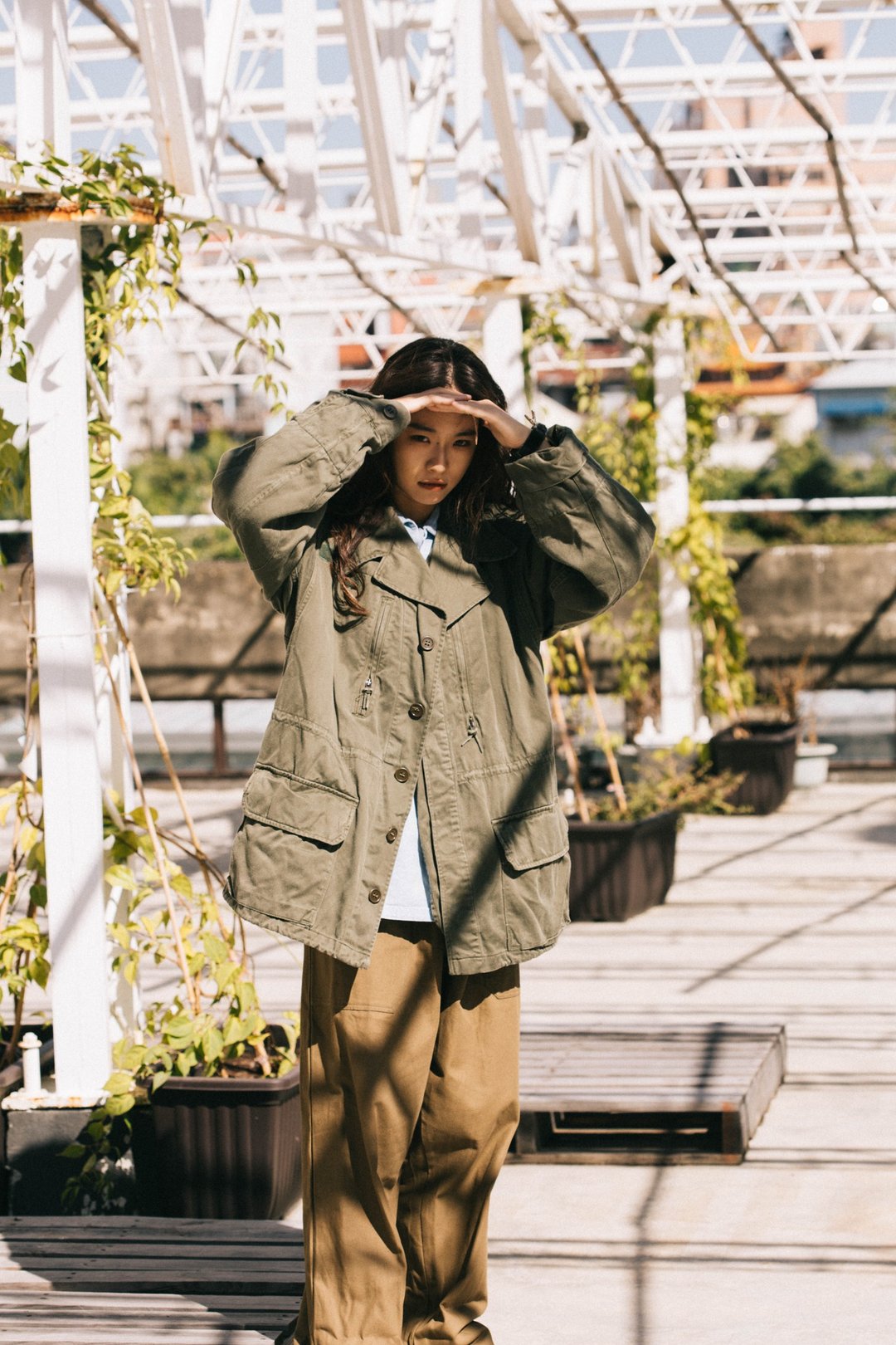 法军公发/M64 Jacket/French Army古着【初恋贩卖所】Vintage - 男装外套 - 棉 