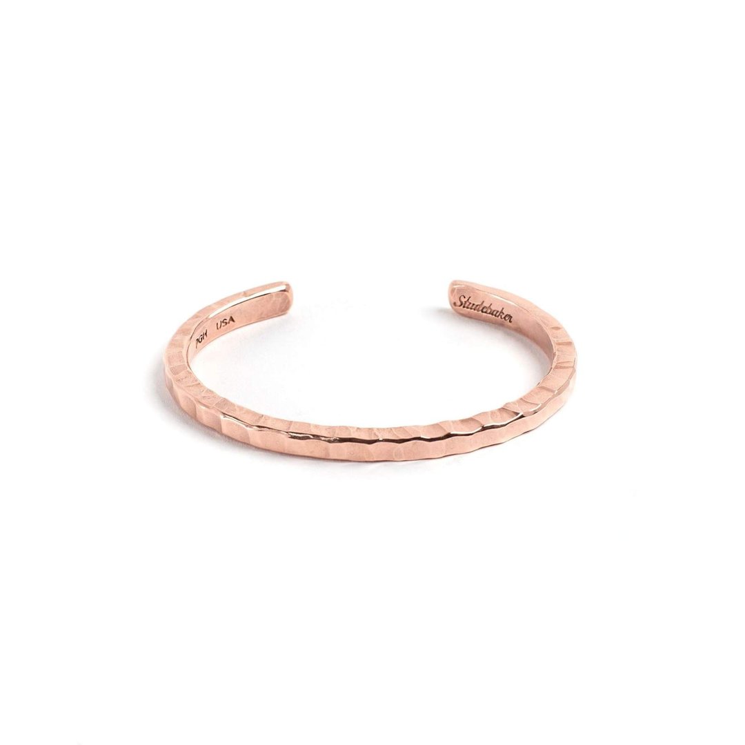 Studebaker Metals - Braddock Cuff 手工锻造红铜手环 - 手链/手环 - 铜/黄铜 红色