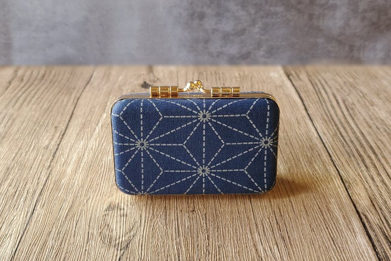 大麻叶 文青蓝  大小章 结婚对章盒 双章盒 印章盒 结婚礼物 - 收纳用品 - 其他金属 