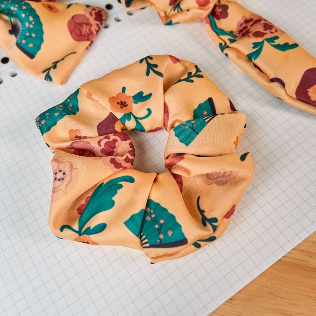 Scrunchies - Melhua - 发饰 - 聚酯纤维 橘色