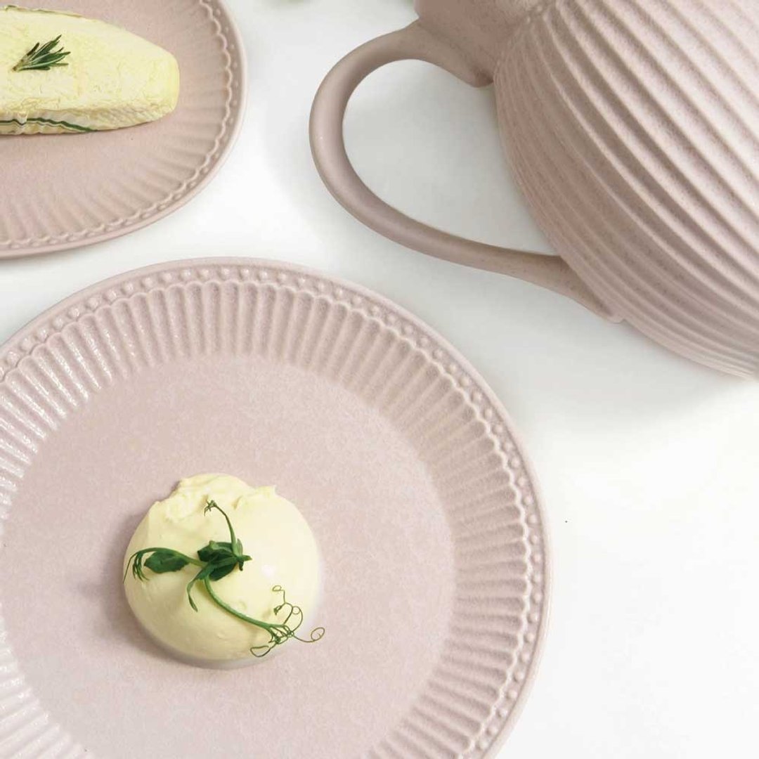 【新品】丹麦GreenGate Alice vintage rose 餐盘26.5cm - 盘子/餐盘/盘架 - 陶 粉红色