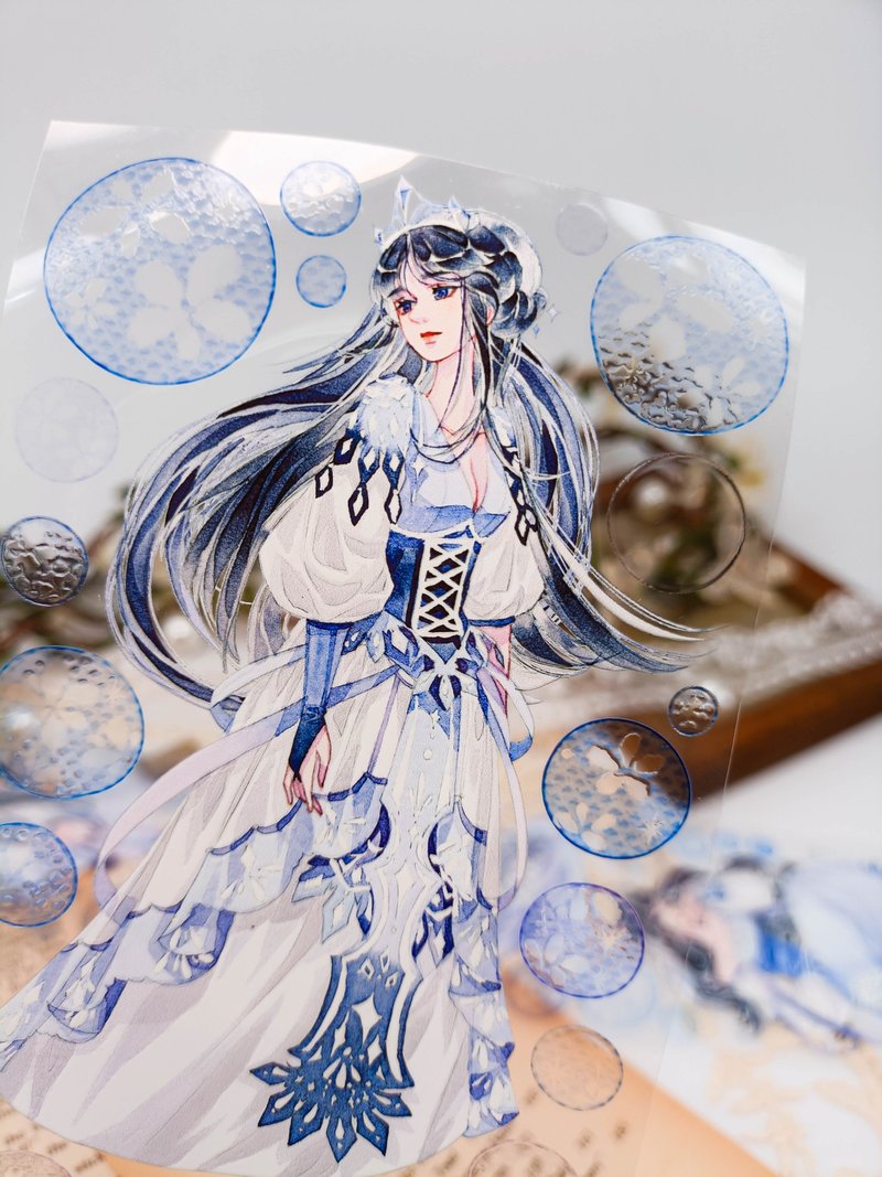 GL1291白雪歌頌/裝飾膠帶 - 纸胶带 - 塑料 多色