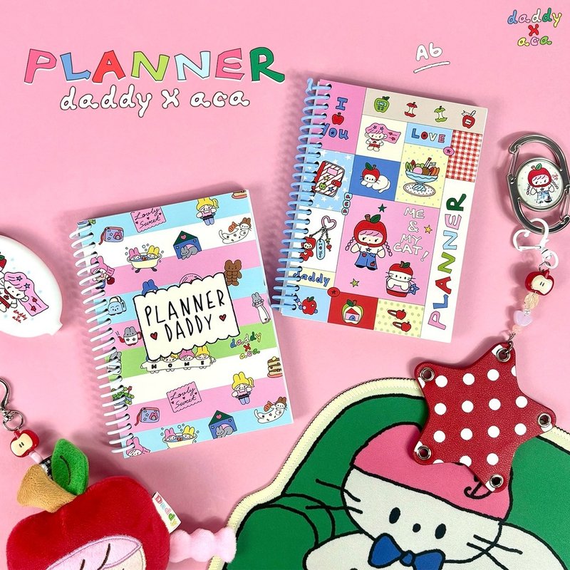 DADDY X ACUTE | Acute Planner Book 超可爱的规划笔记本 - 笔记本/手帐 - 纸 