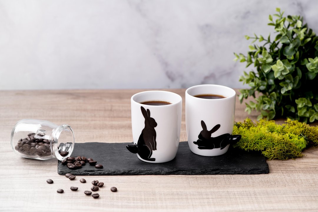 \ 夏日神器 / 艺玺 - 兔子骨瓷杯 - 茶具/茶杯 - 陶 