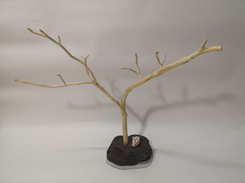 - 麋鹿角 - 饰品架 项链架 耳环架 戒指收纳展示架 首饰架 - 收纳用品 - 木头 金色