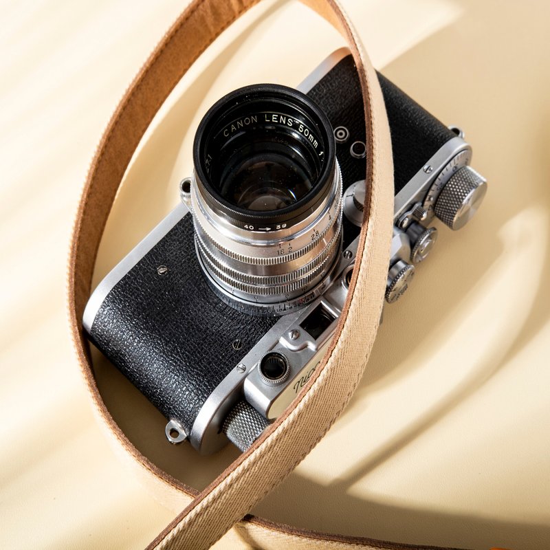 棉质牛仔布窄版相机肩带 - 相机背带/脚架 - 棉．麻 多色