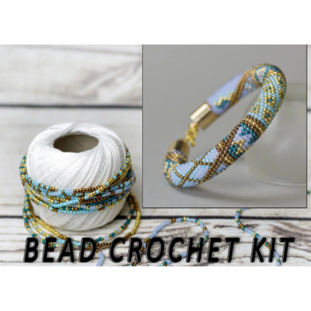 DIY KIT 手作DIY材料包 DIY Material Pack 自己的手環 飾品DIY 材料包 Bead kit bracelet - 编织/刺绣/羊毛毡/裁缝 - 玻璃 绿色
