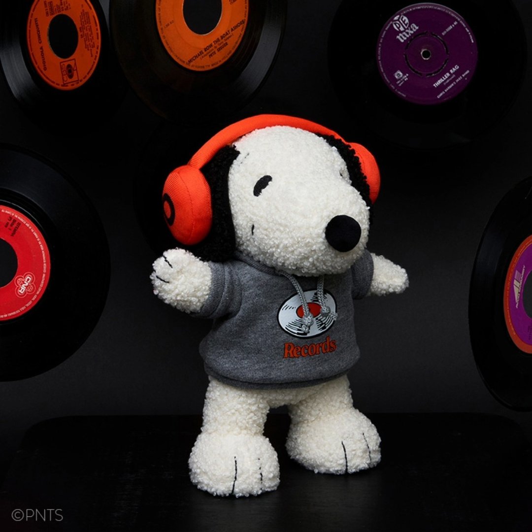 24H 快速出货 | BON TON TOYS Snoopy 史努比填充玩偶-DJ 狗 23cm - 玩偶/公仔 - 聚酯纤维 多色