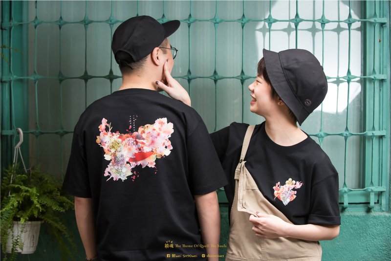 【彩虹桥】黑短T - 其他 - 棉．麻 黑色