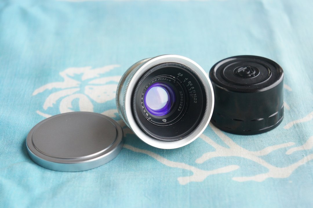 JUPITER-12 35mm F/2.8 镜头，适用于 FED、ZORKI、Leica 螺纹接环 (LTM) 相机 - 相机 - 其他材质 