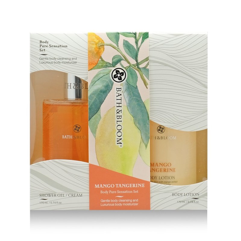【Bath & Bloom】芒果柑橘沐浴润肤礼盒 - 身体护肤/按摩油 - 其他材质 