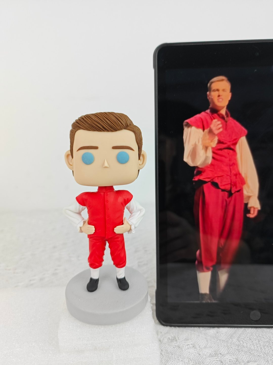 纯手工定制美国Funko Pop 自画肖像公仔娃娃男朋友老公生日礼物 - 玩偶/公仔 - 粘土 多色