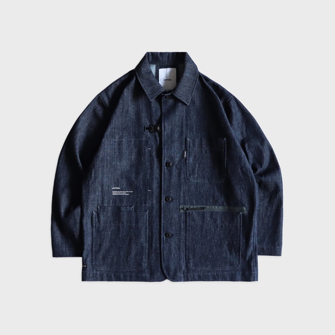 DYCTEAM - Loose denim work jacket - 男装外套 - 其他材质 蓝色