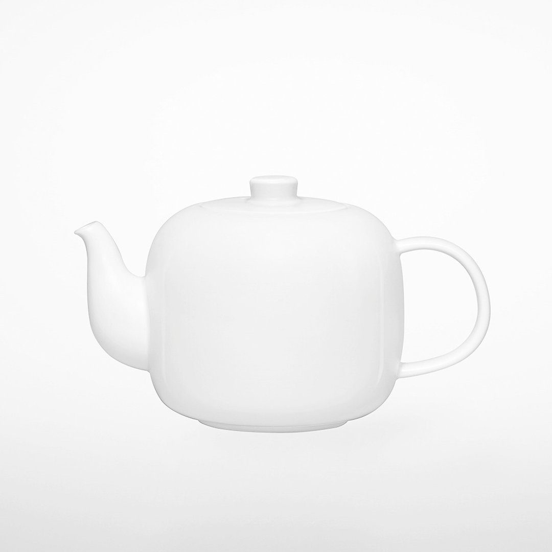 TG 白瓷茶壶 520ml - 茶具/茶杯 - 瓷 白色