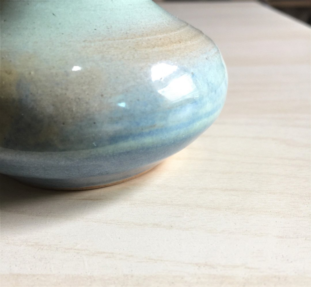 泮蓝湖水花器 - 花瓶/陶器 - 陶 