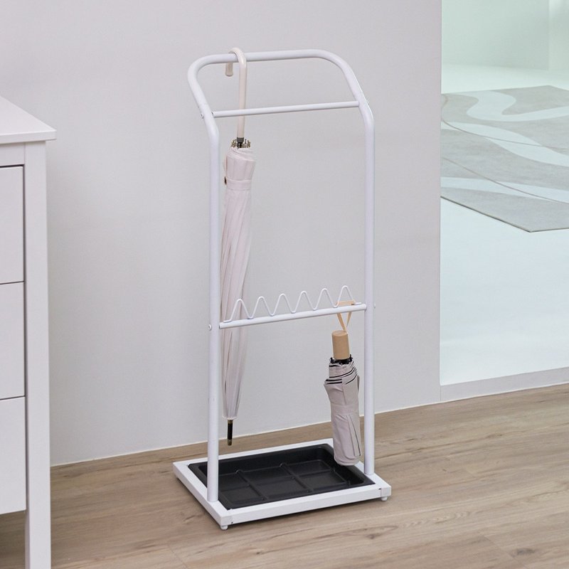 【Sim'n Coz】轻时尚九格伞架/雨伞挂架 (白) - 收纳用品 - 其他金属 白色