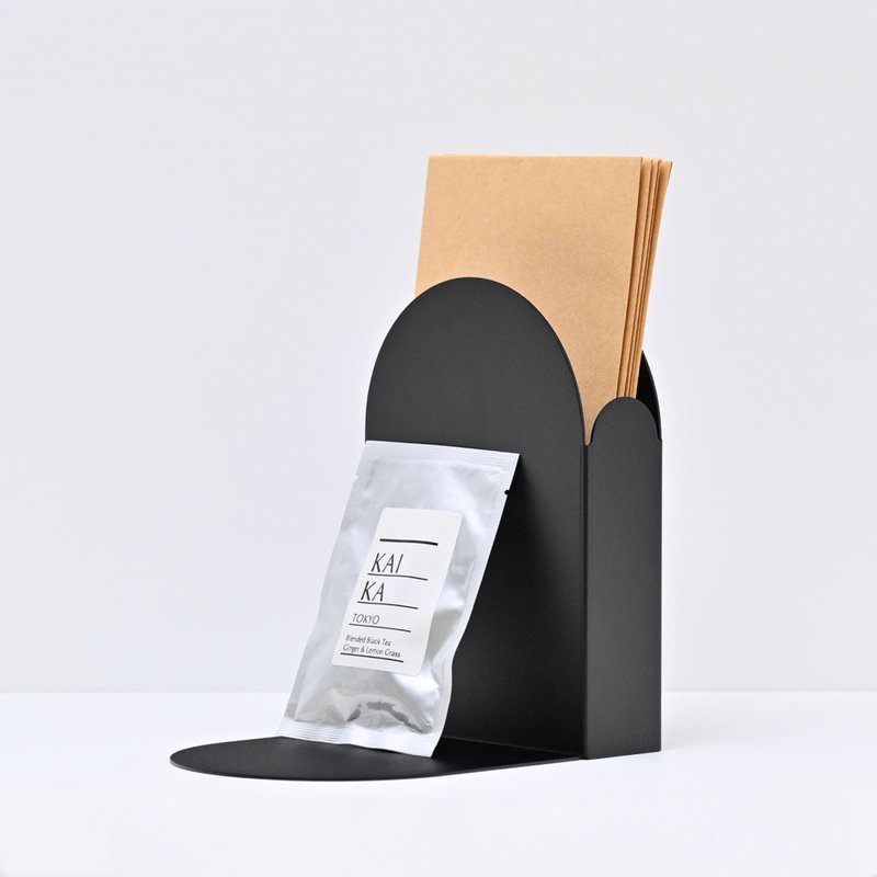 MM 两用书挡文件匣 / 雾黑 - 名片架/名片座 - 其他金属 黑色