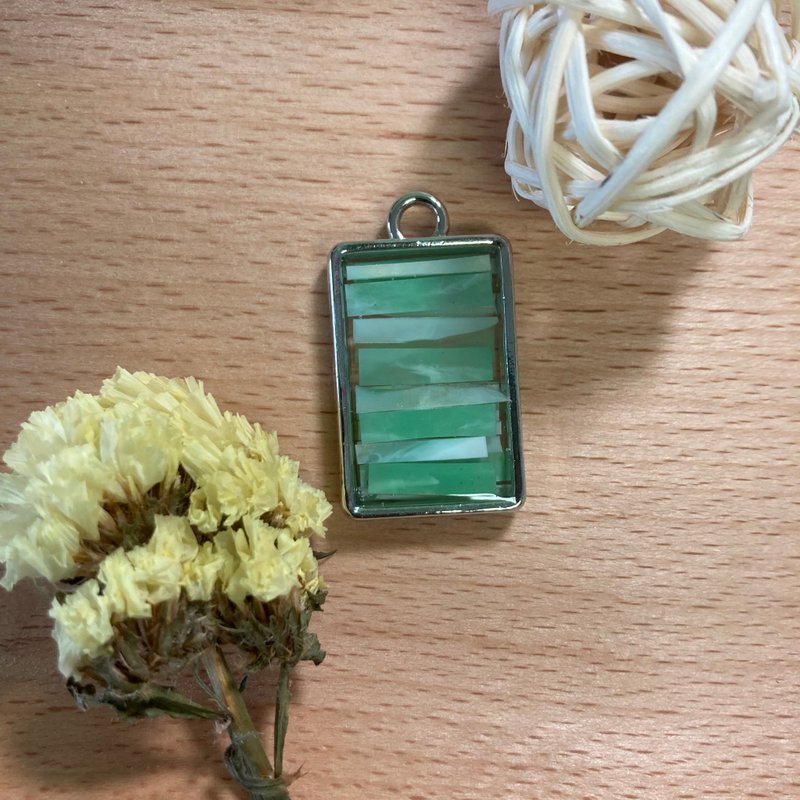 再生项链吊坠-青桠(短款) NP003 - 项链 - 铝合金 