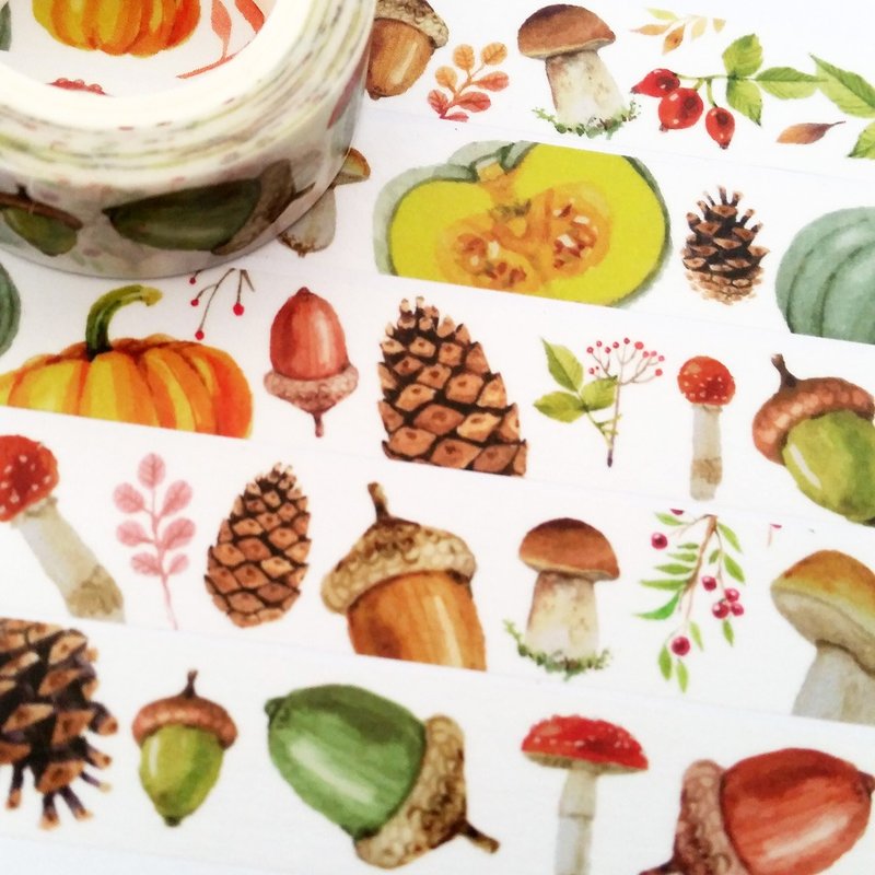 分装纸胶带 秋收冬藏 - 纸胶带 - 纸 