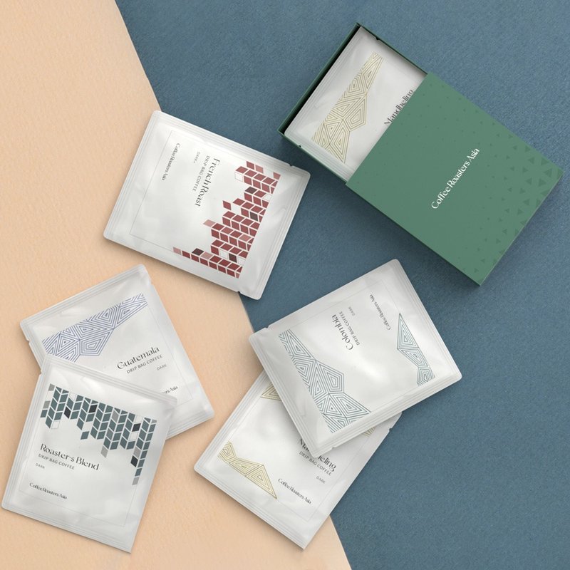 精选挂耳包  5包裝 - 咖啡 - 新鲜食材 咖啡色