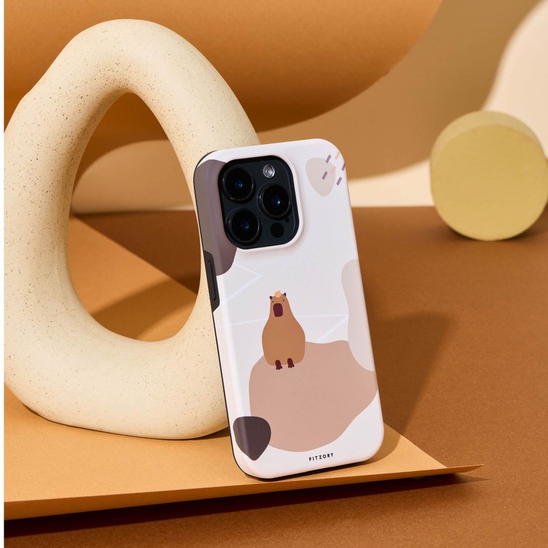 【FITZORY】动物园疗愈系色块 水豚 | iPhone壳 - 手机壳/手机套 - 塑料 多色