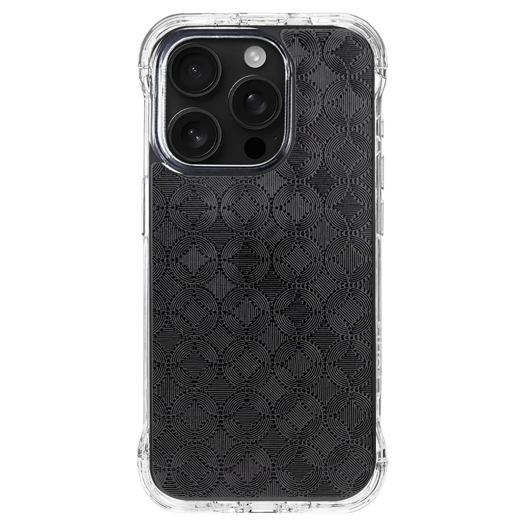光雕系列 招财进宝 支架壳 标准透明 iPhone 16 15 14 13 Pro Max - 手机壳/手机套 - 其他材质 透明