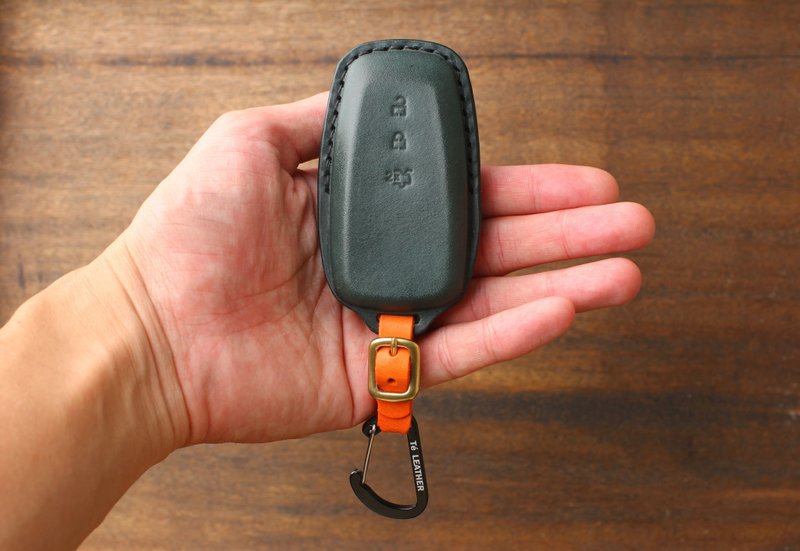 茶皮 FORD kuga MK4 MK3 福特汽车钥匙皮套【定制化】 - 钥匙链/钥匙包 - 真皮 