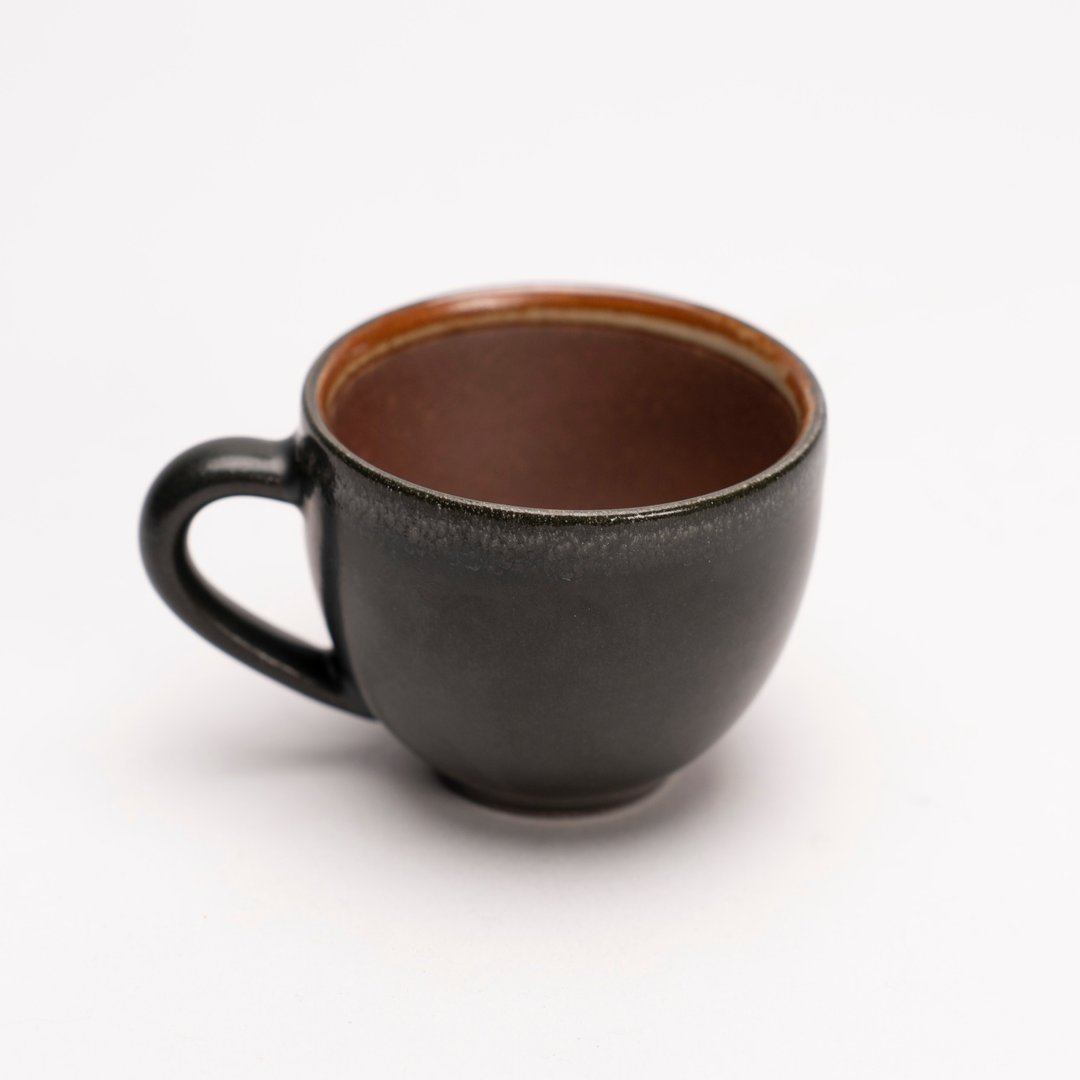 Aurli 奥利 │工艺商品_老岩泥随心杯(火)_黔黑 - 其他杯子 - 陶 黑色