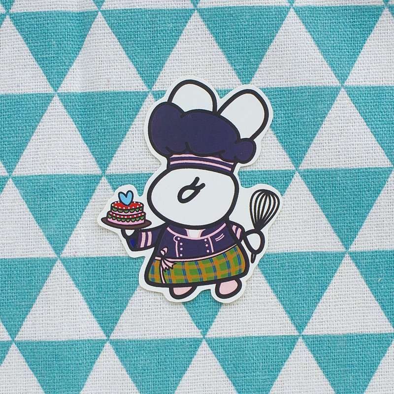 Fuzzy Family 造形系列贴纸 － 甜点大师 - 贴纸 - 纸 多色