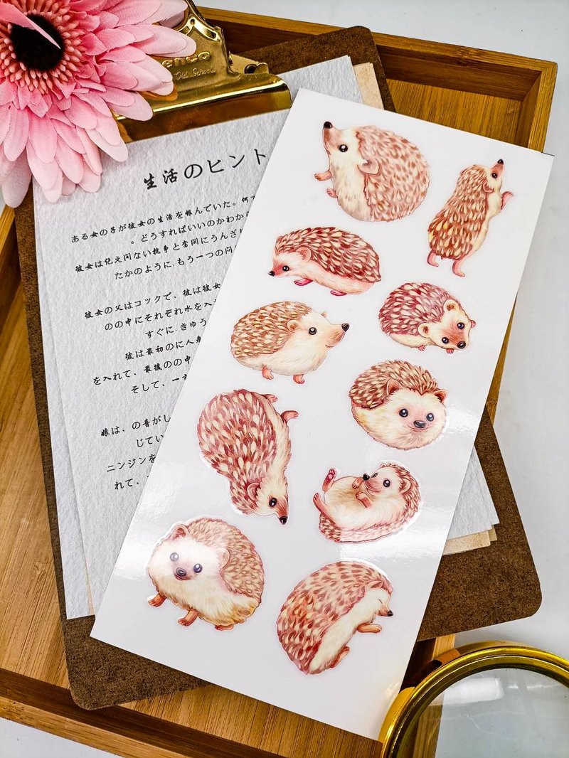 5K070-46_五口美-乾式轉印貼紙_ I am pretty Transfer Stickers - 贴纸 - 其他材质 多色