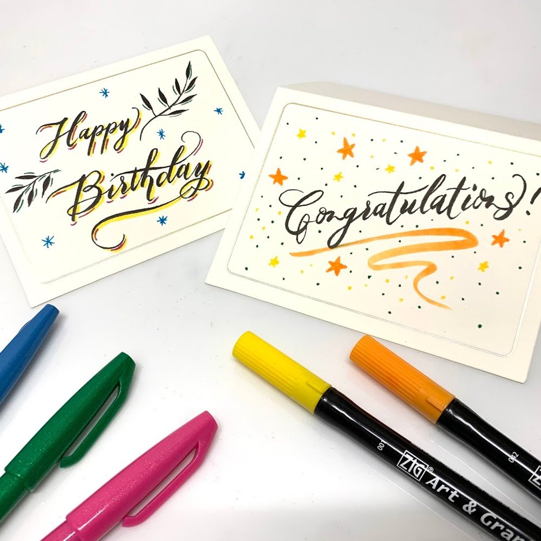【礼物卡】客制 西洋书法字 Gift Card JPG FORMAT - 字体设计 - 其他材质 
