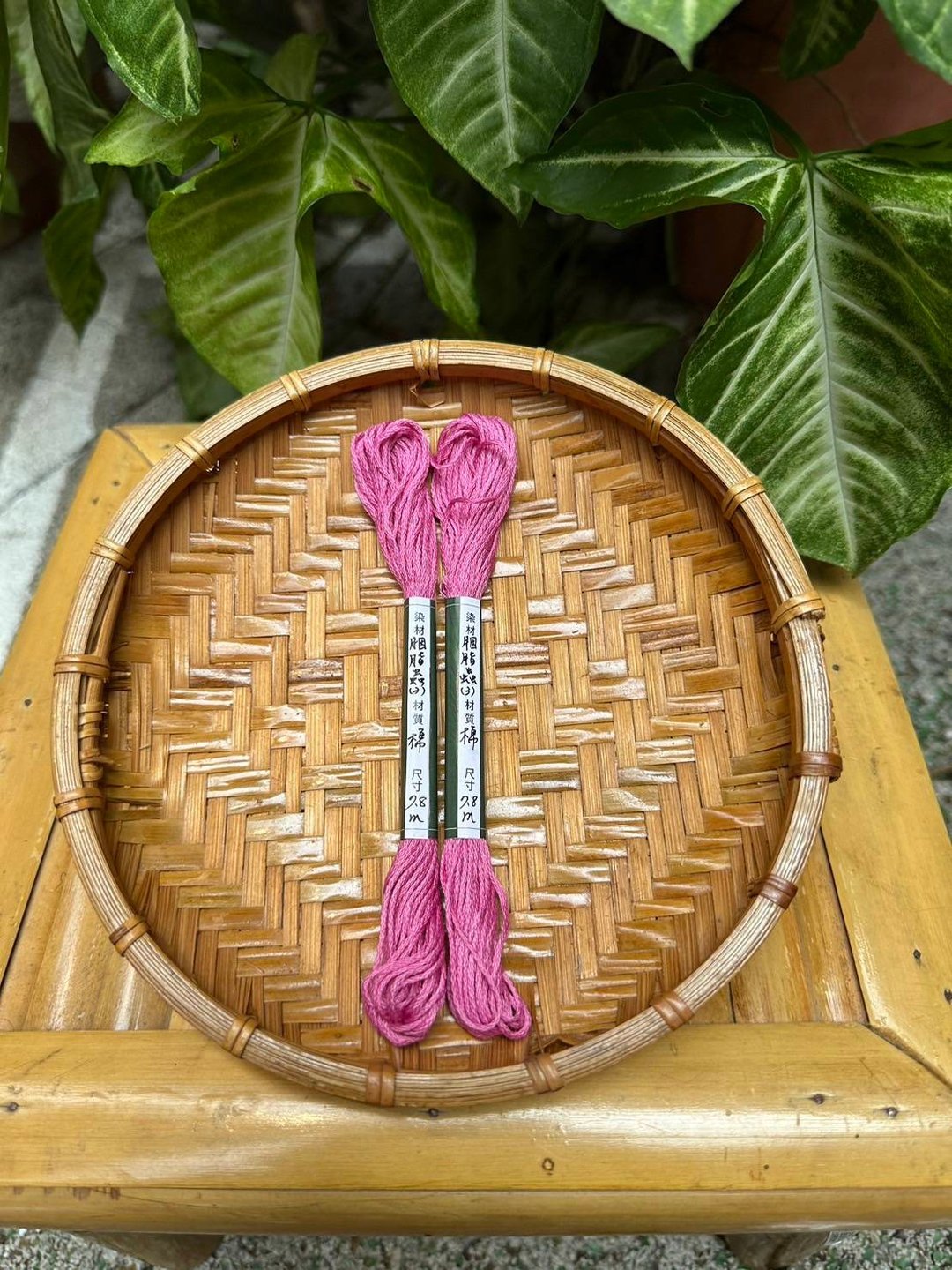 胭脂虫刺绣棉线(4) - 编织/刺绣/羊毛毡/裁缝 - 棉 