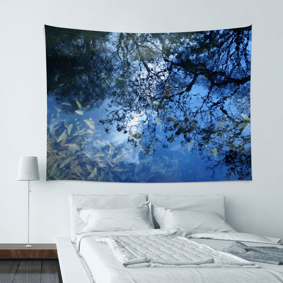 潜 - 壁幔 Wall Tapestry-家饰 挂布 居家布置 墙壁装饰 情人节礼物 - 海报/装饰画/版画 - 聚酯纤维 多色