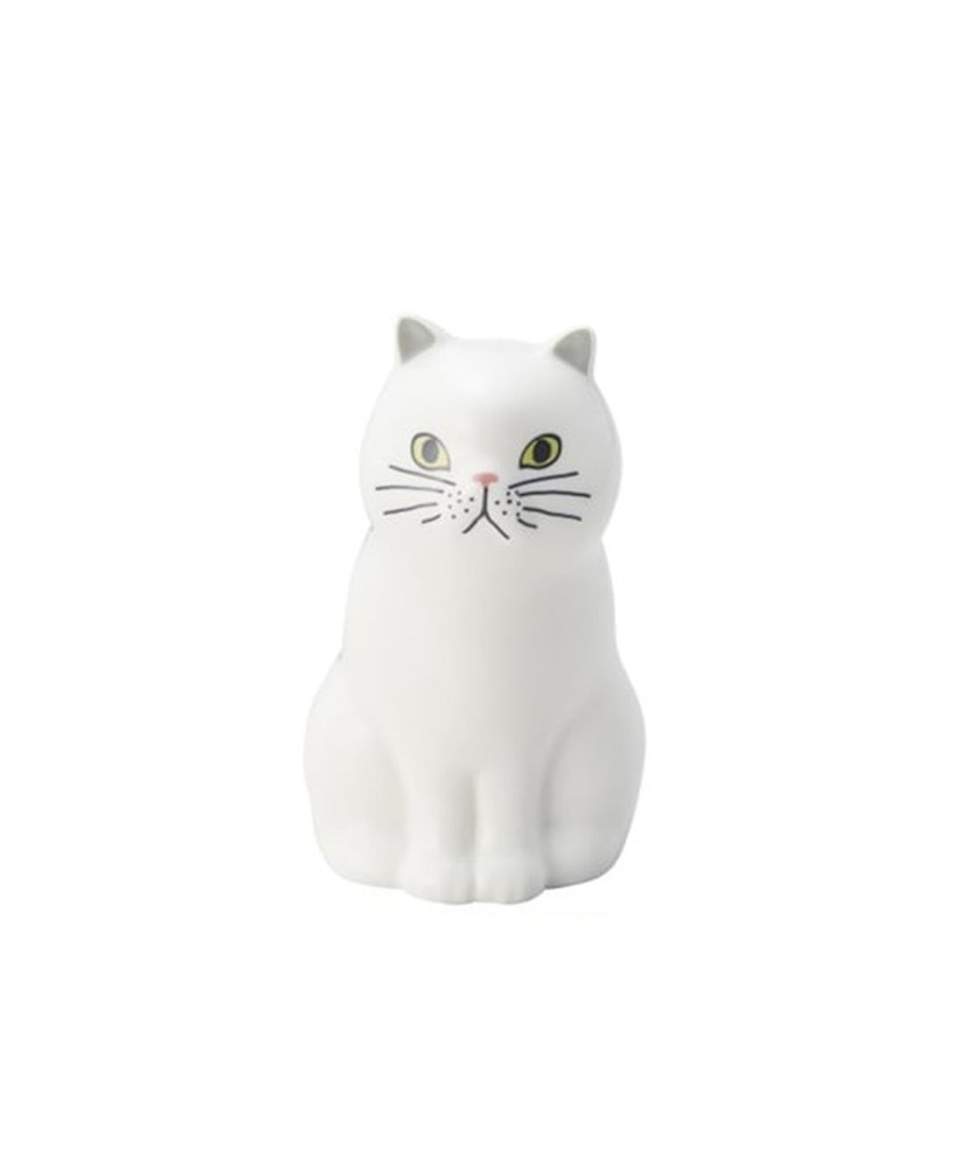 日本Magnets可爱动物系列猫咪造型陶瓷笔筒花瓶摆饰(白猫) - 花瓶/陶器 - 瓷 白色