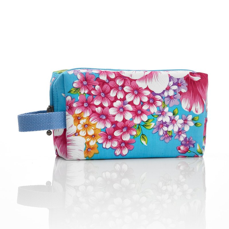 【花布先生】方形收纳包 - 化妆包/杂物包 - 棉．麻 多色