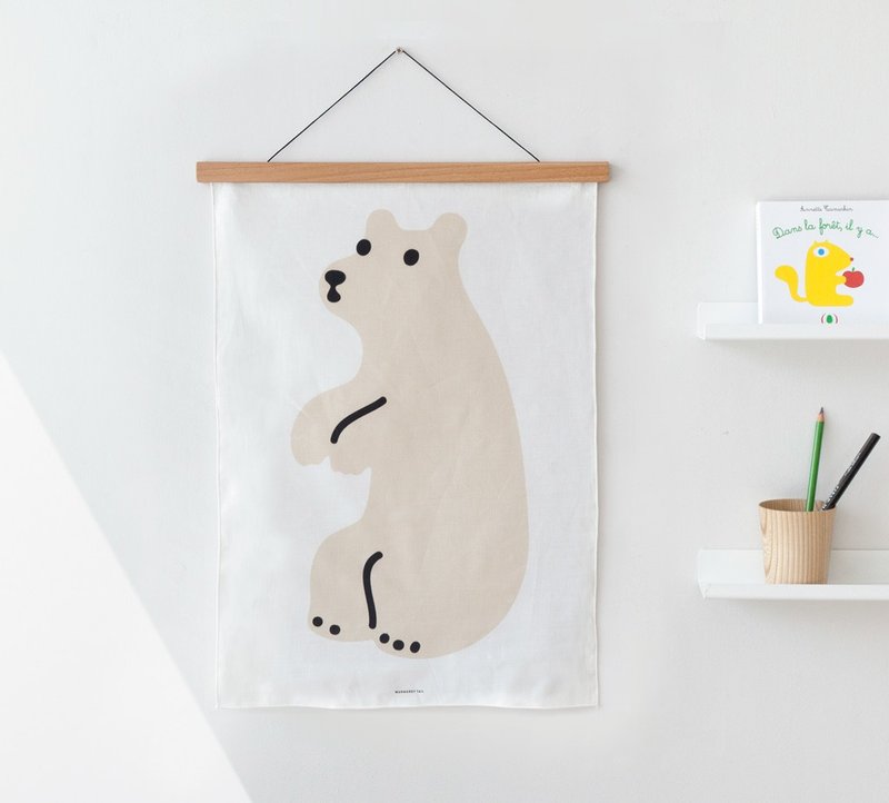 HUGGY BEAR 挂旗海报 - 海报/装饰画/版画 - 棉．麻 