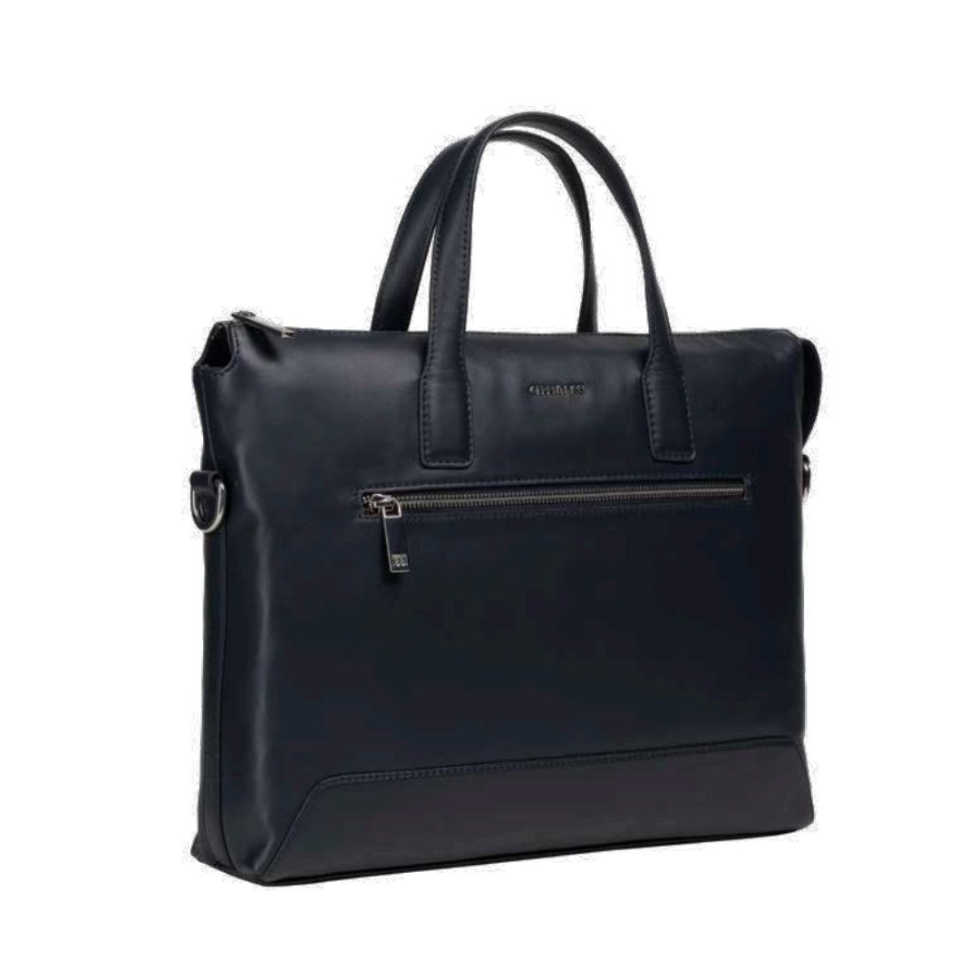CERRUTI 1881 限量2折 意大利顶级小牛皮公文包 全新专柜展示品 - 公文包/医生包 - 真皮 黑色