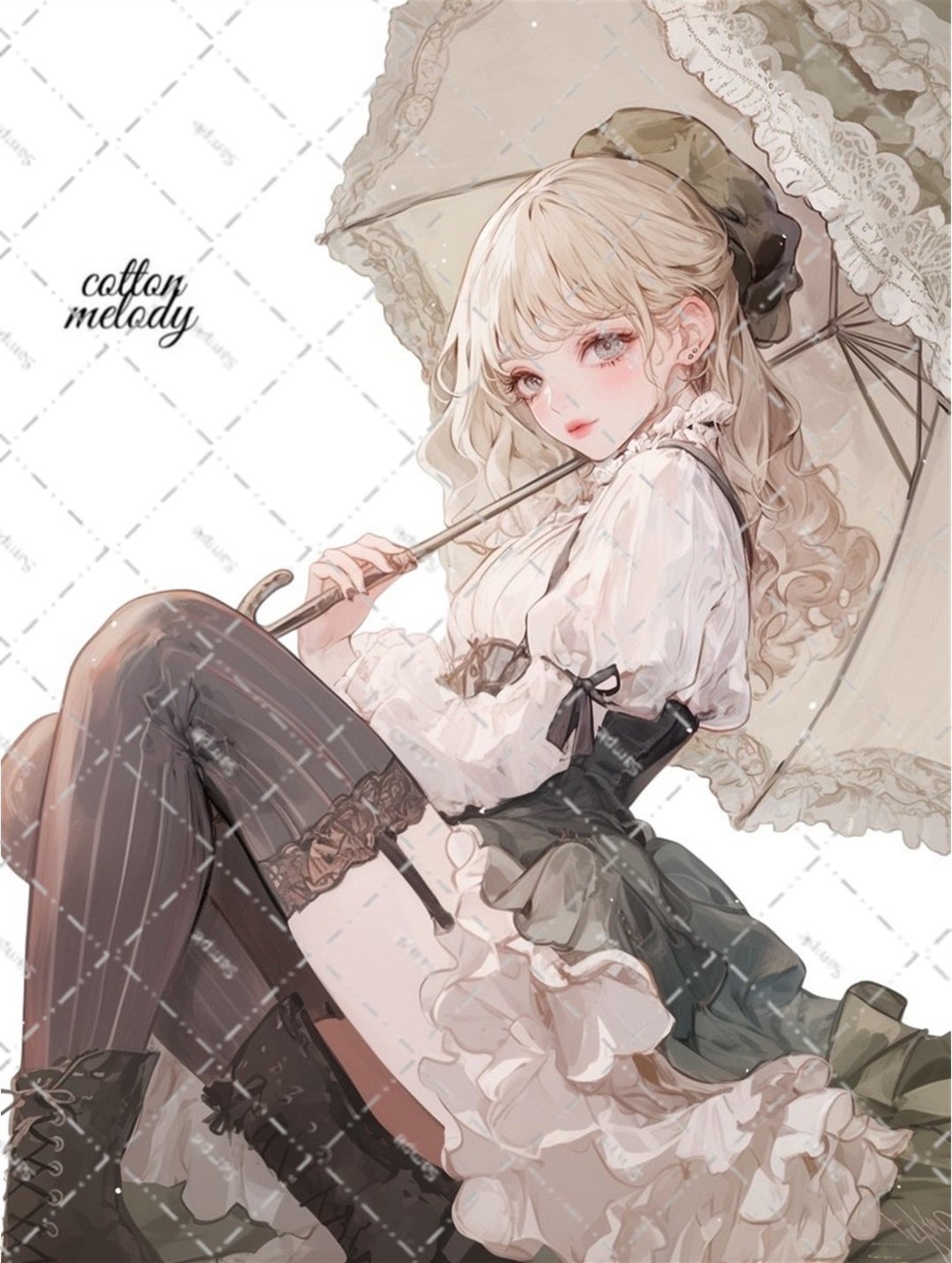 原创贴纸 no.6237 人物贴纸 原创贴纸 人物贴纸 女孩贴纸 原创人物贴纸 - 贴纸 - 纸 