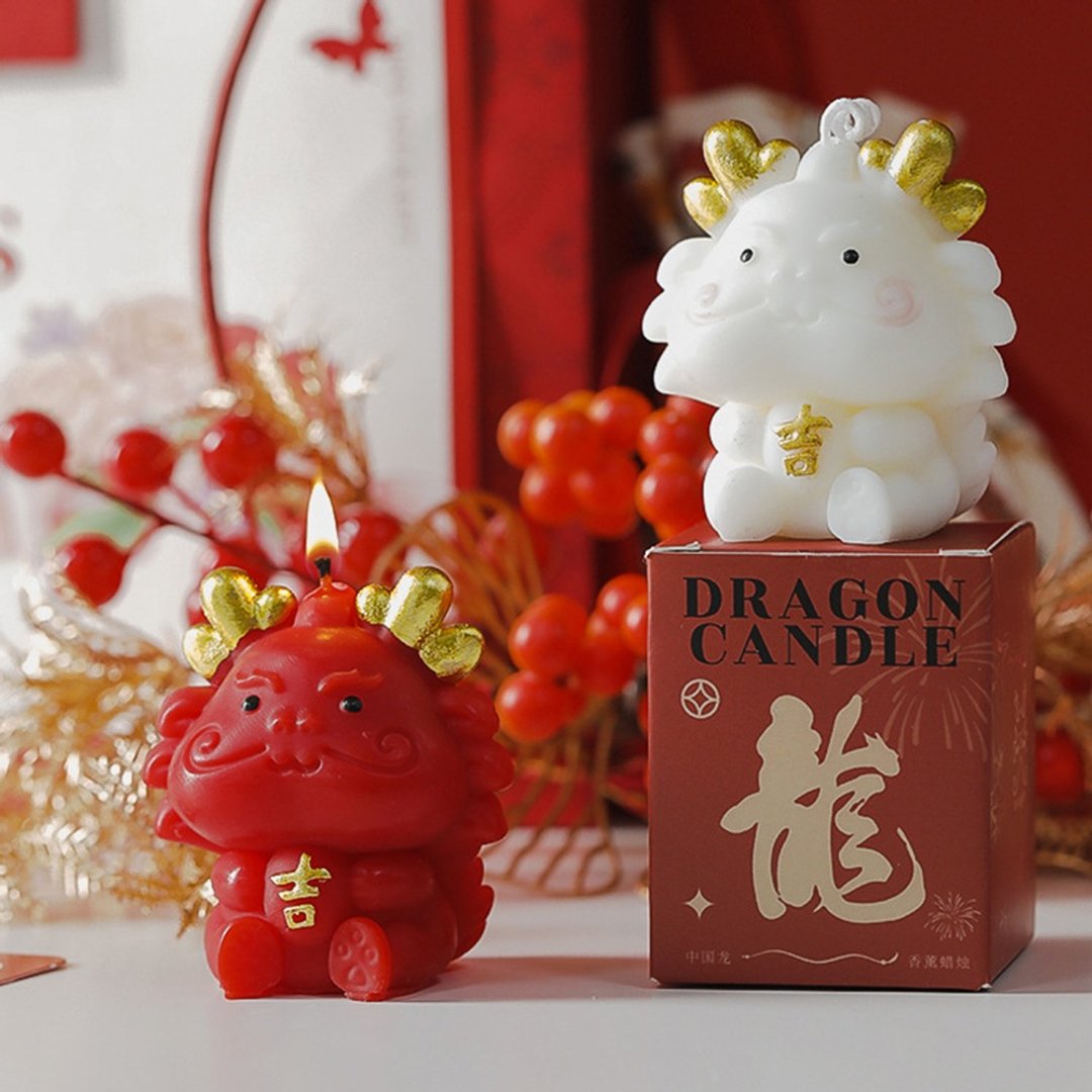 吉祥龙香氛蜡烛 - 蜡烛/烛台 - 蜡 