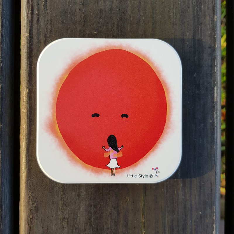 吸水杯垫-一个拥抱(女生版) - 杯垫 - 其他材质 白色