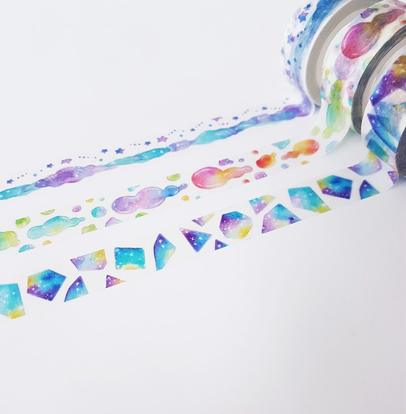 水星砂糖 纸胶带套组 - 纸胶带 - 纸 多色