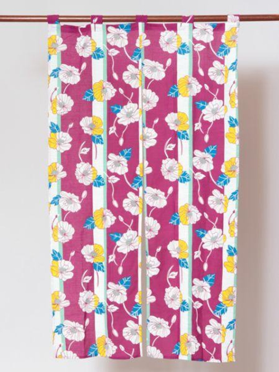 Poppy Stripe NOREN Curtain - 摆饰 - 其他材质 