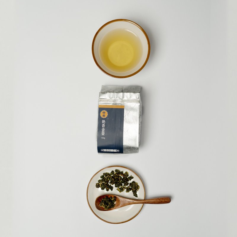 独特奶香风味 | 有香 ! 奶香金萱 | 台湾原叶散茶 150g - 茶 - 新鲜食材 银色